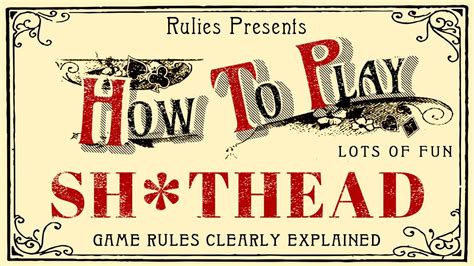 how to play shithead